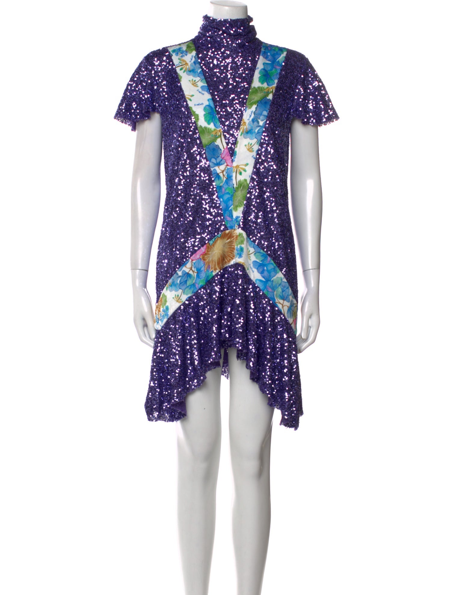 SIEDRÉS Printed Mini Dress