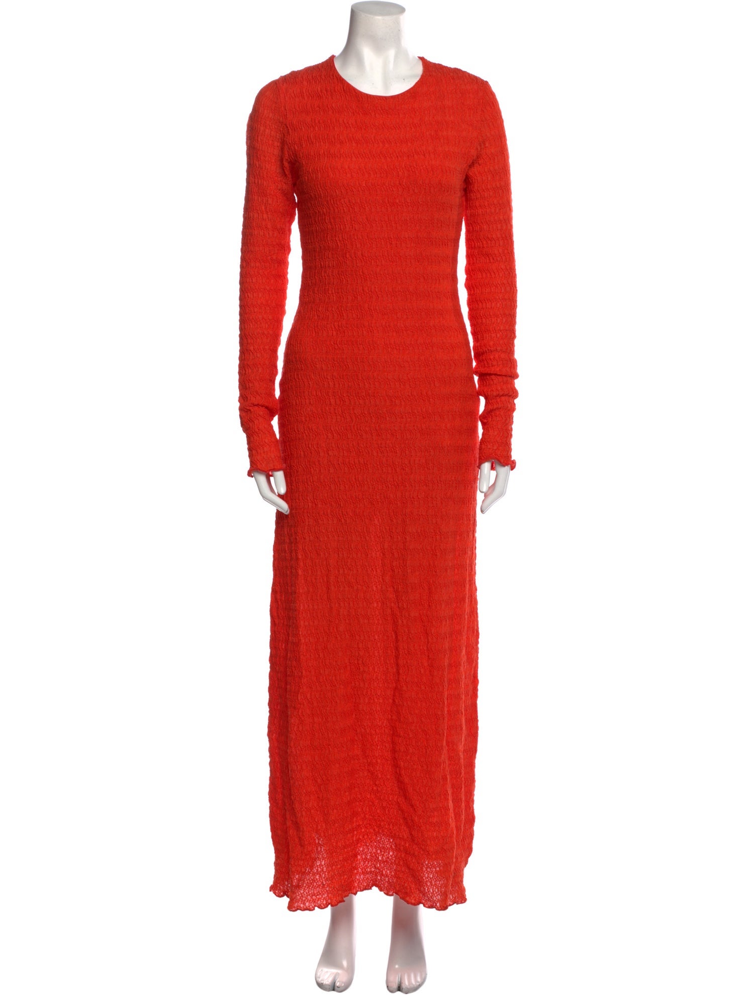 SIEDRÉS Crew Neck Long Dress
