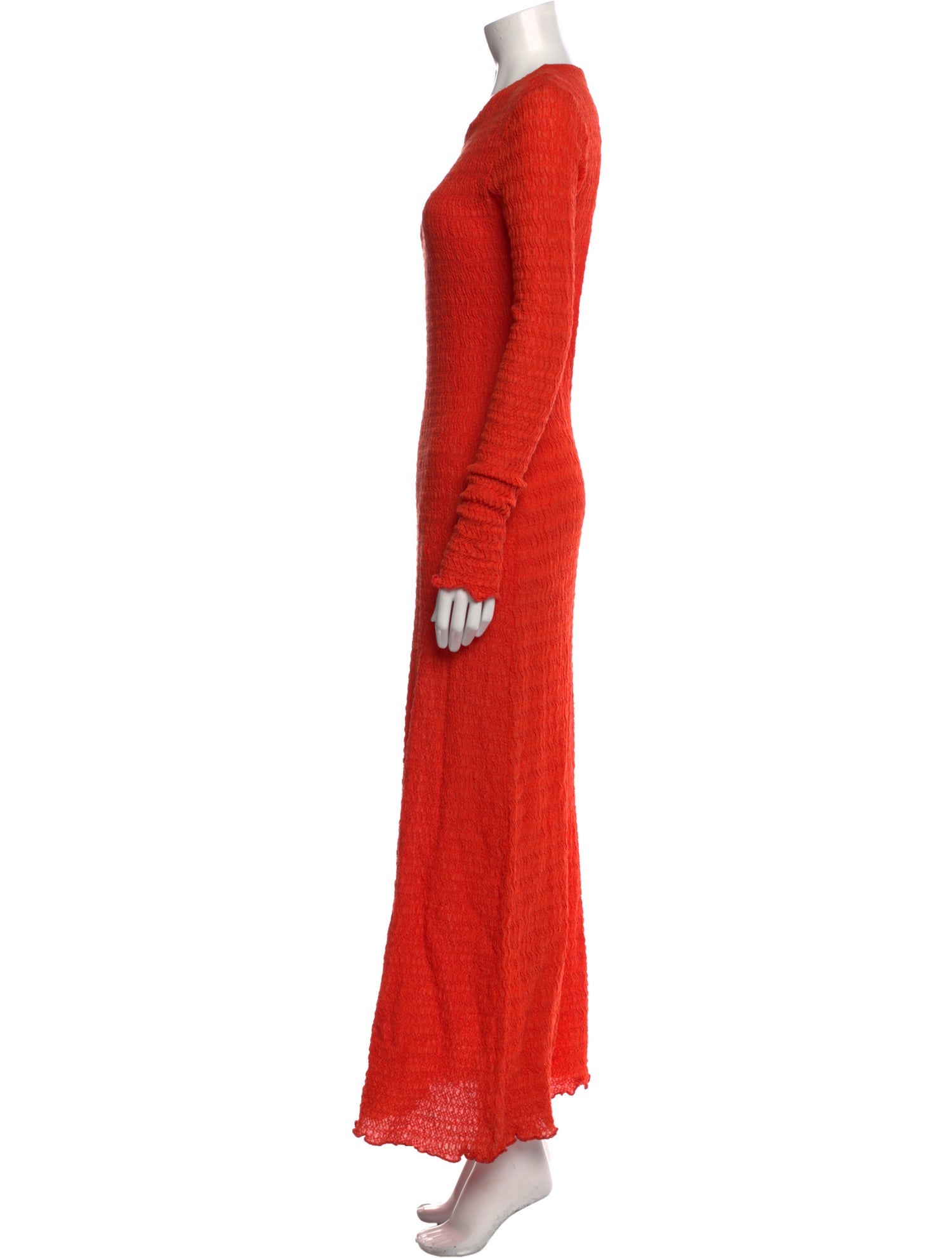 SIEDRÉS Crew Neck Long Dress