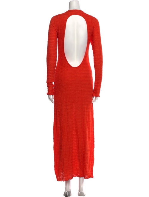 SIEDRÉS Crew Neck Long Dress