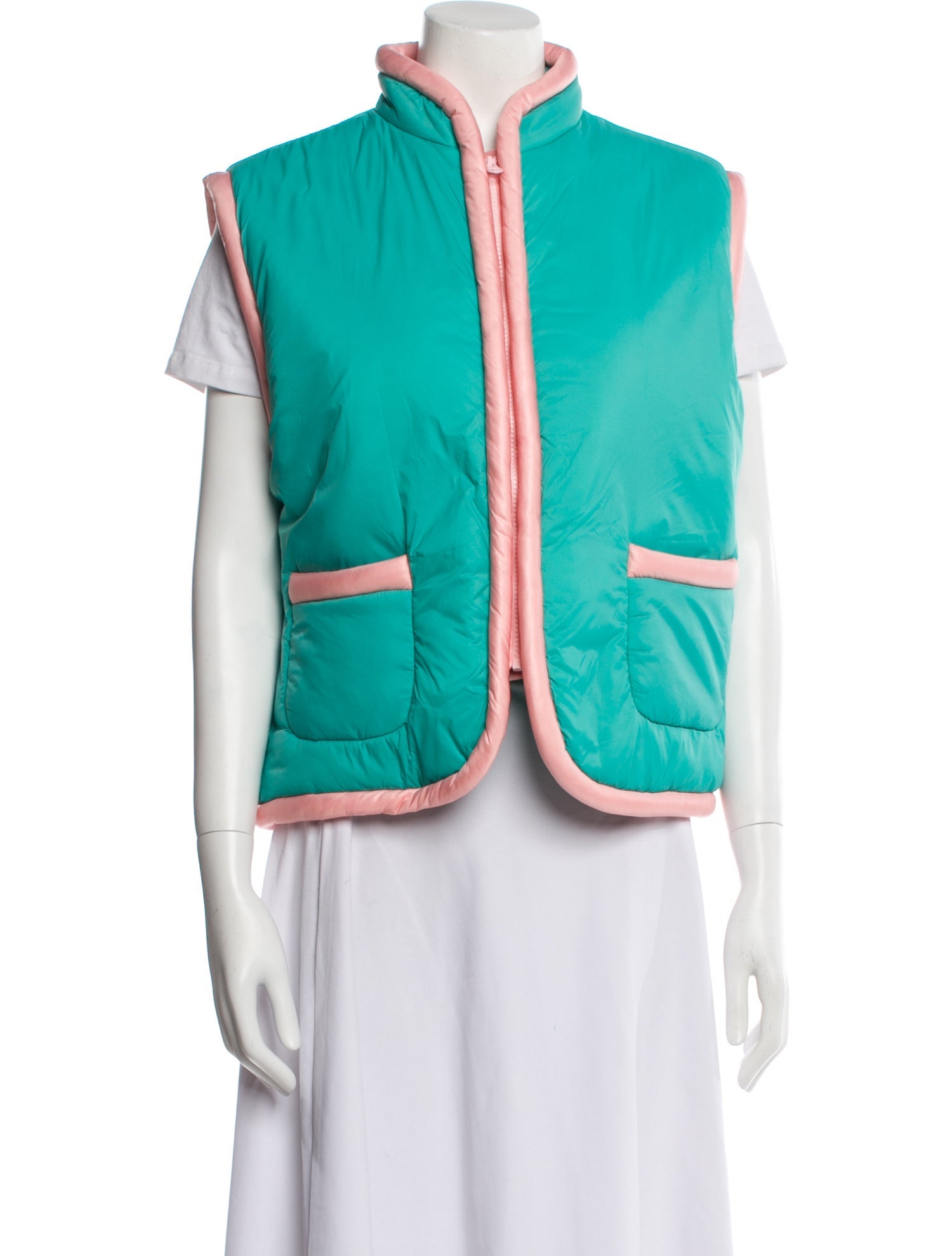 SIEDRÉS Graphic Print Vest w/ Tags