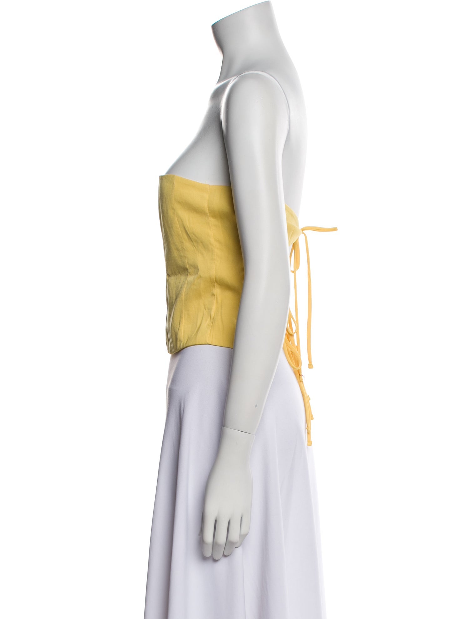 SIEDRÉS Strapless Crop Top