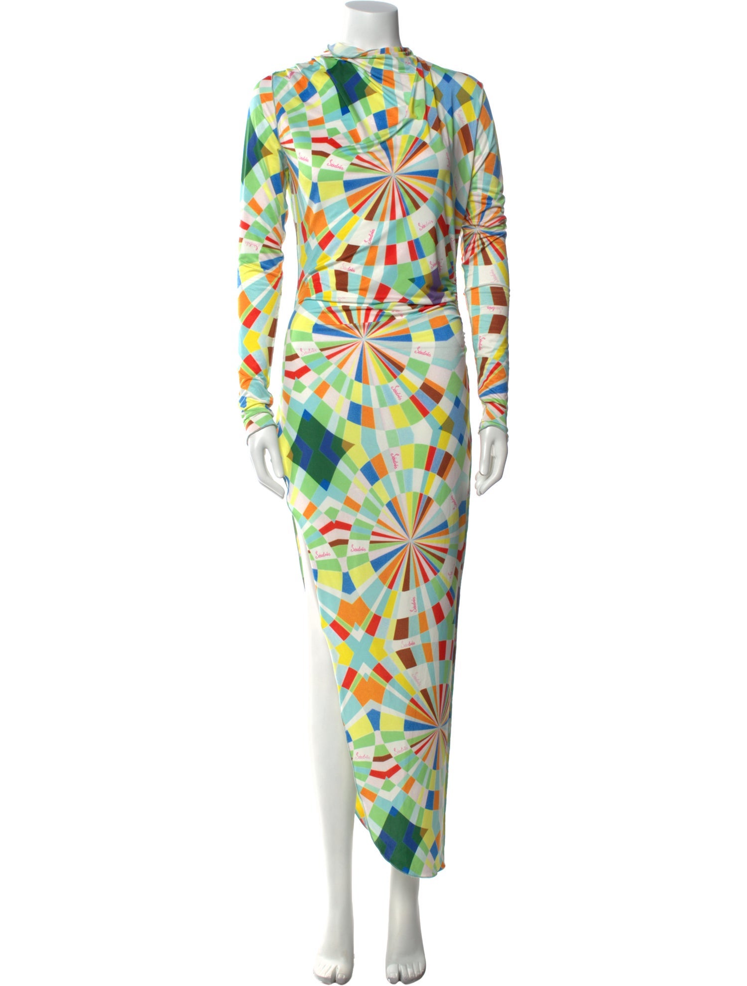 SIEDRÉS Printed Long Dress