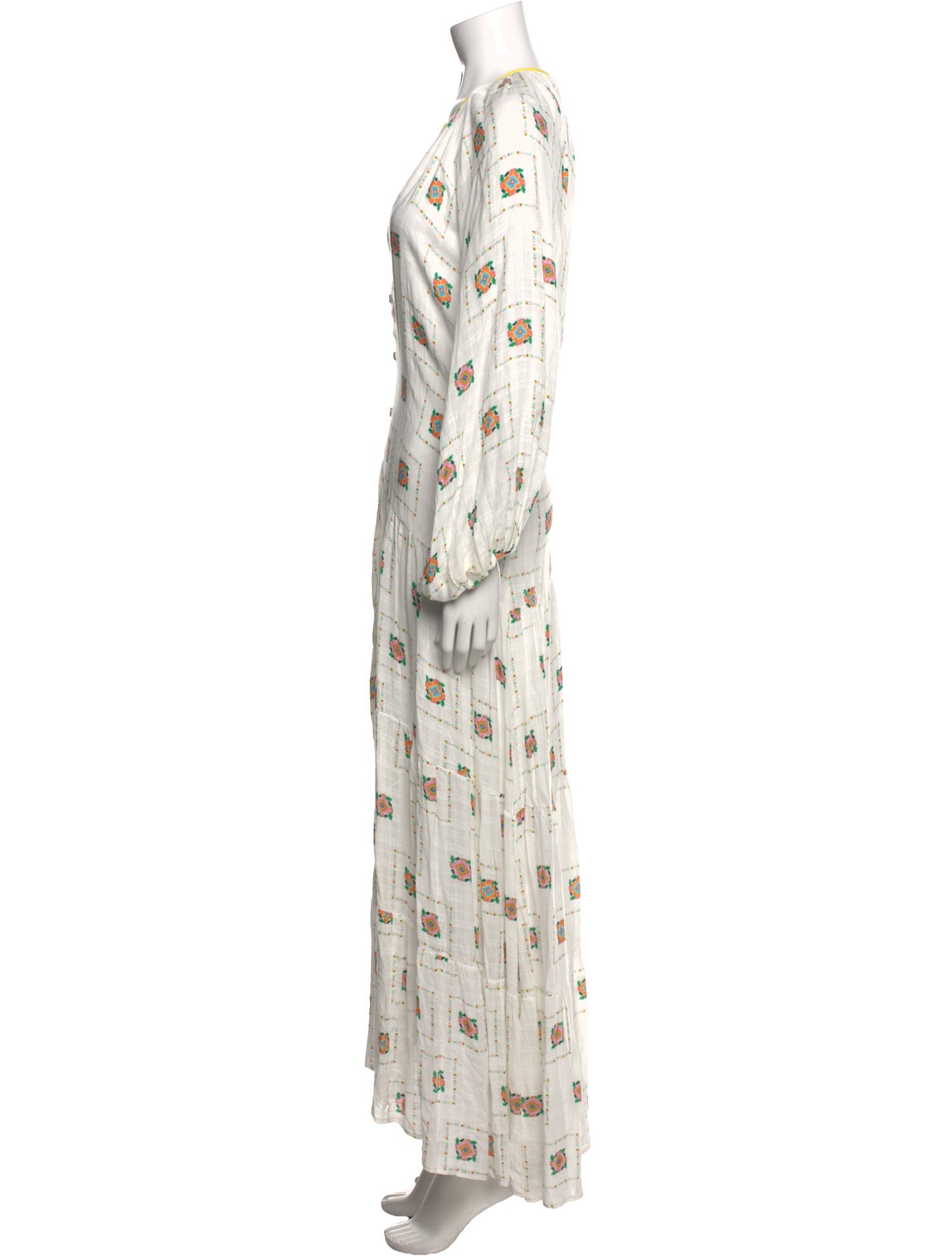 SIEDRÉS Printed Long Dress