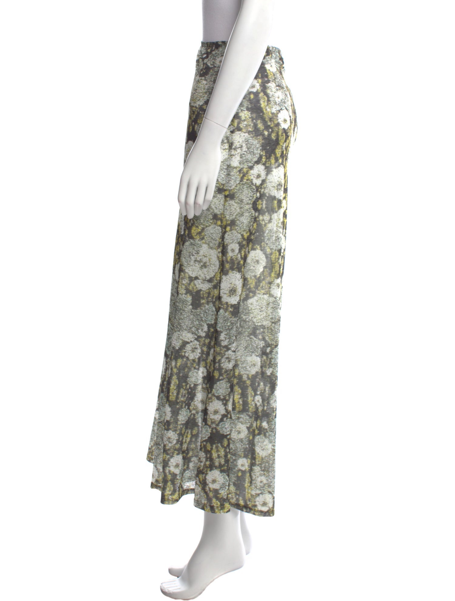 SIEDRÉS Floral Print Midi Length Skirt