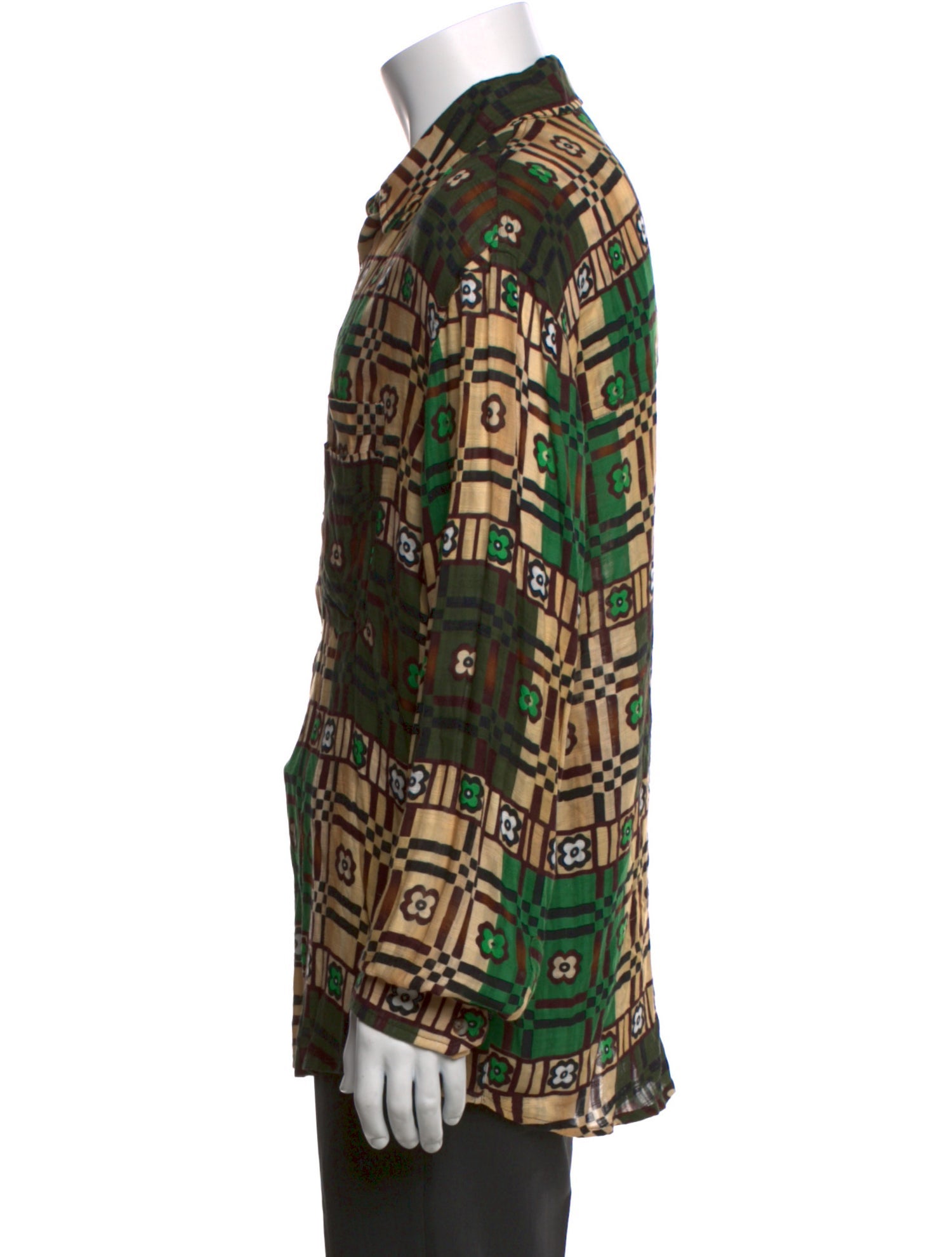 SIEDRÉS Printed Long Sleeve Shirt