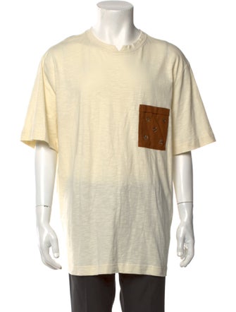 SIEDRÉS Colorblock Pattern Crew Neck T-Shirt