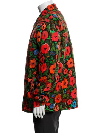 SIEDRÉS Floral Print Utility Jacket