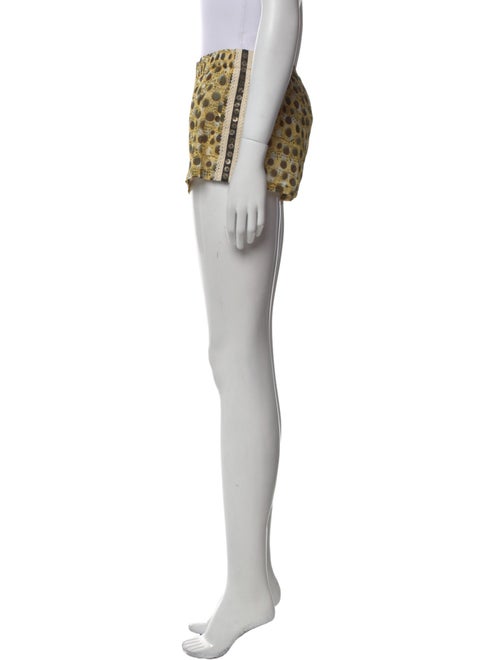 SIEDRÉS Polka Dot Print Mini Shorts