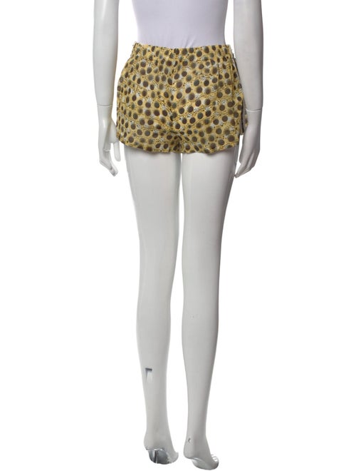 SIEDRÉS Polka Dot Print Mini Shorts