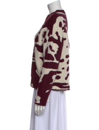 SIEDRÉS Wool Animal Print Sweater