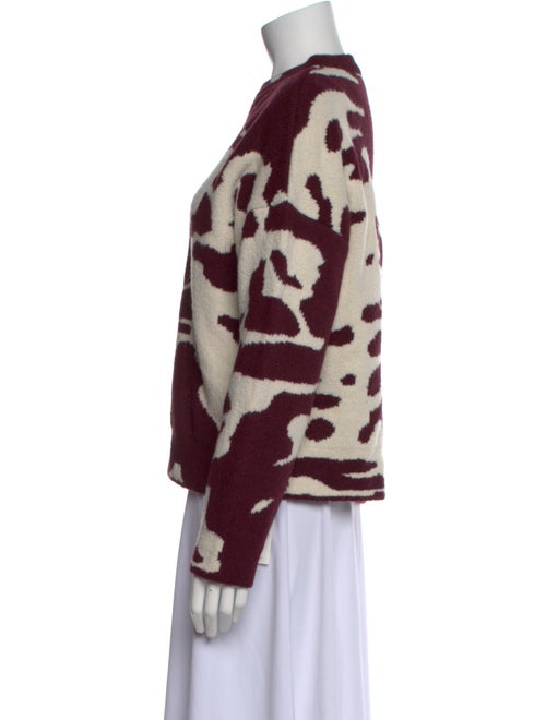 SIEDRÉS Wool Animal Print Sweater