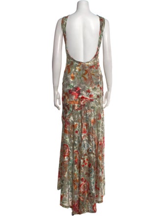 SIEDRÉS Floral Print Long Dress