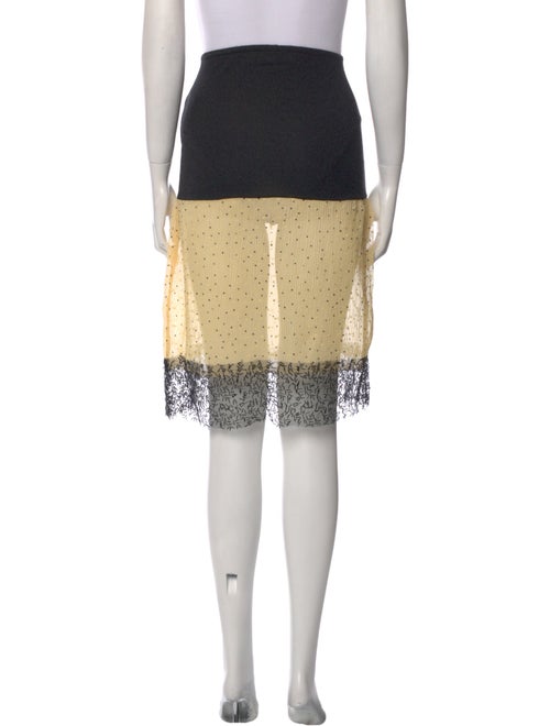 SIEDRÉS Polka Dot Print Knee-Length Skirt