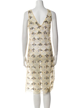 SIEDRÉS Mesh Midi Length Dress