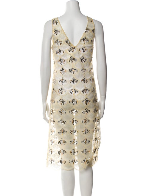 SIEDRÉS Mesh Midi Length Dress