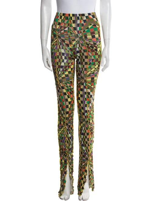 SIEDRÉS Floral Print Skinny Leg Pants