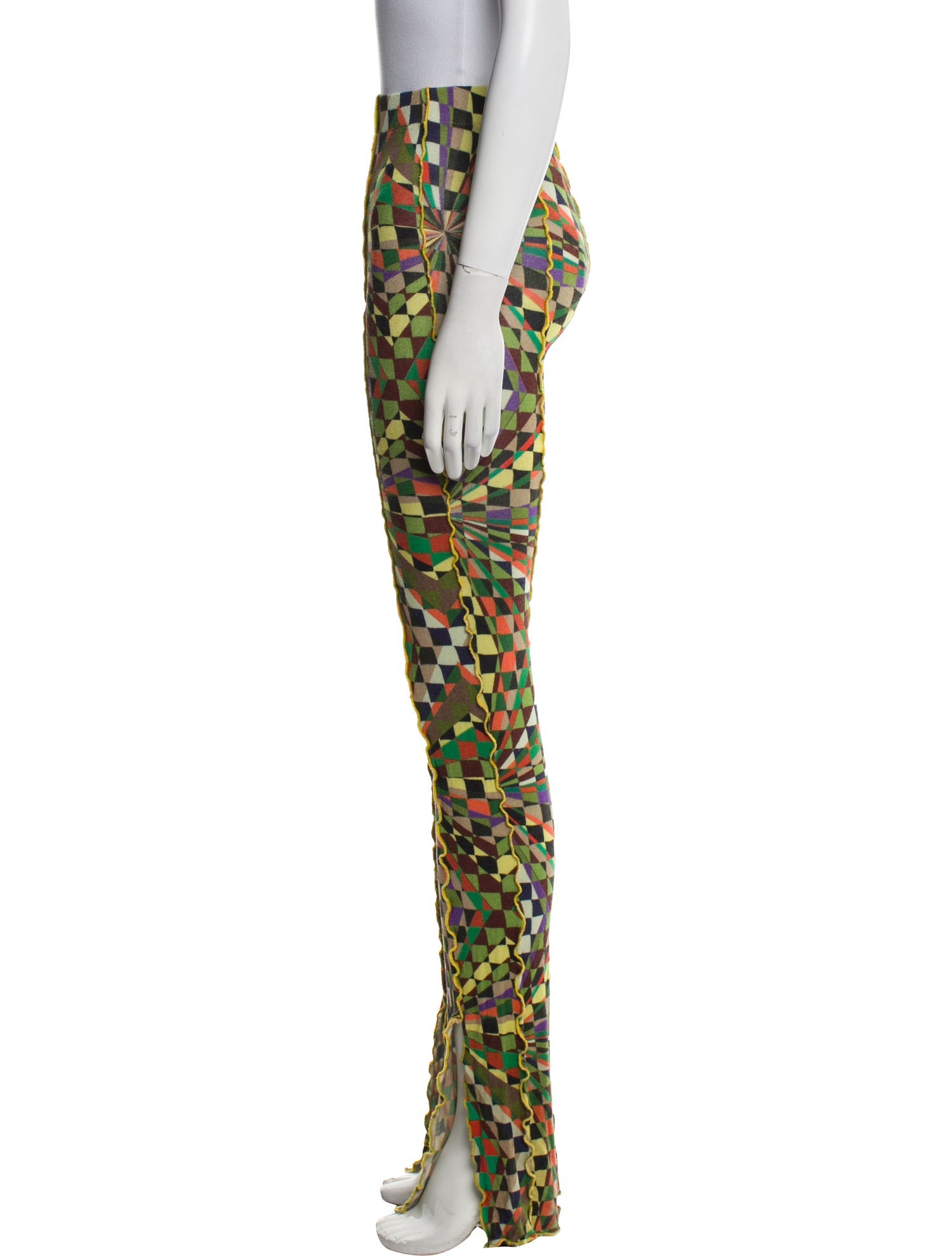 SIEDRÉS Floral Print Skinny Leg Pants