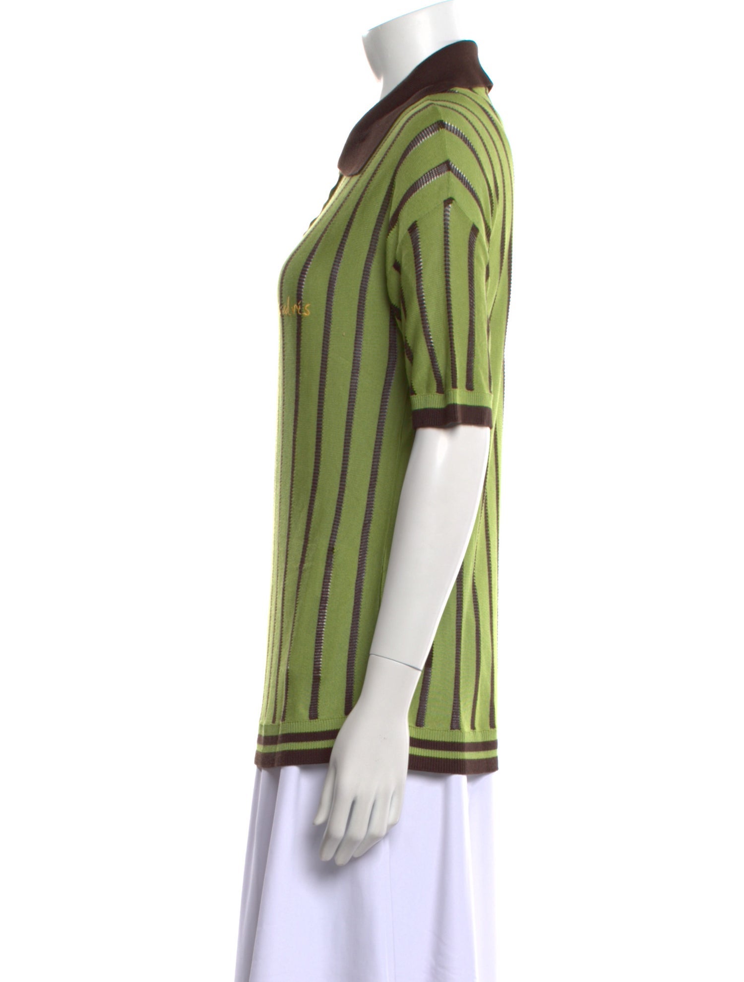 SIEDRÉS Striped Short Sleeve Polo