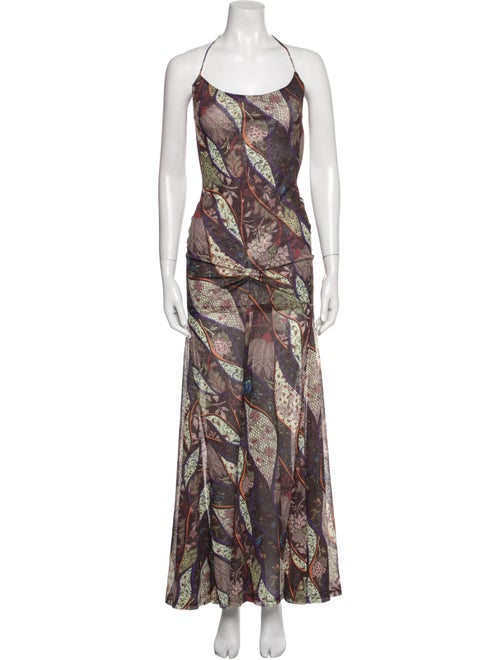 SIEDRÉS Floral Print Long Dress