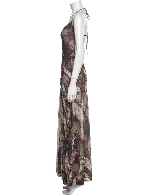 SIEDRÉS Floral Print Long Dress