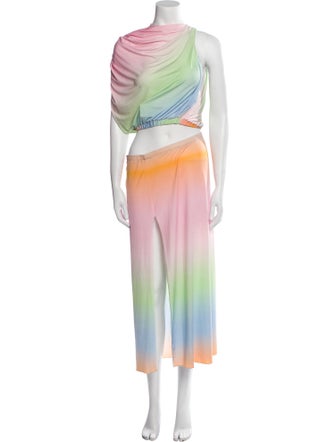 SIEDRÉS Printed Midi Length Dress