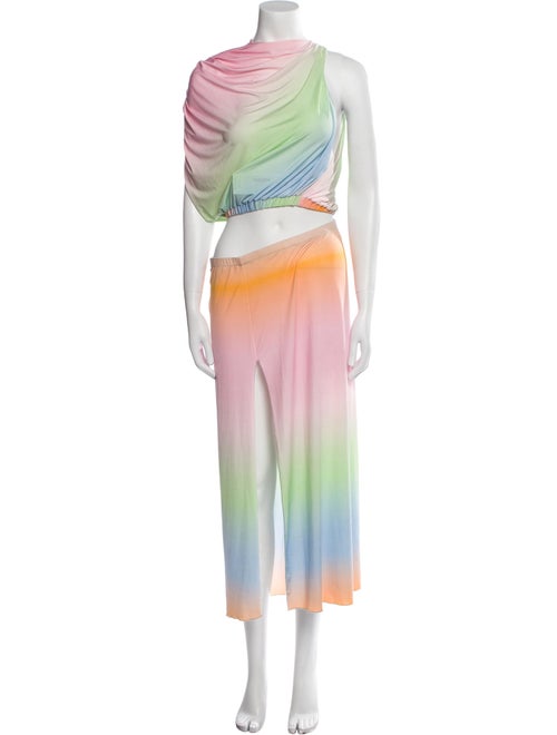 SIEDRÉS Printed Midi Length Dress