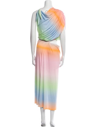 SIEDRÉS Printed Midi Length Dress