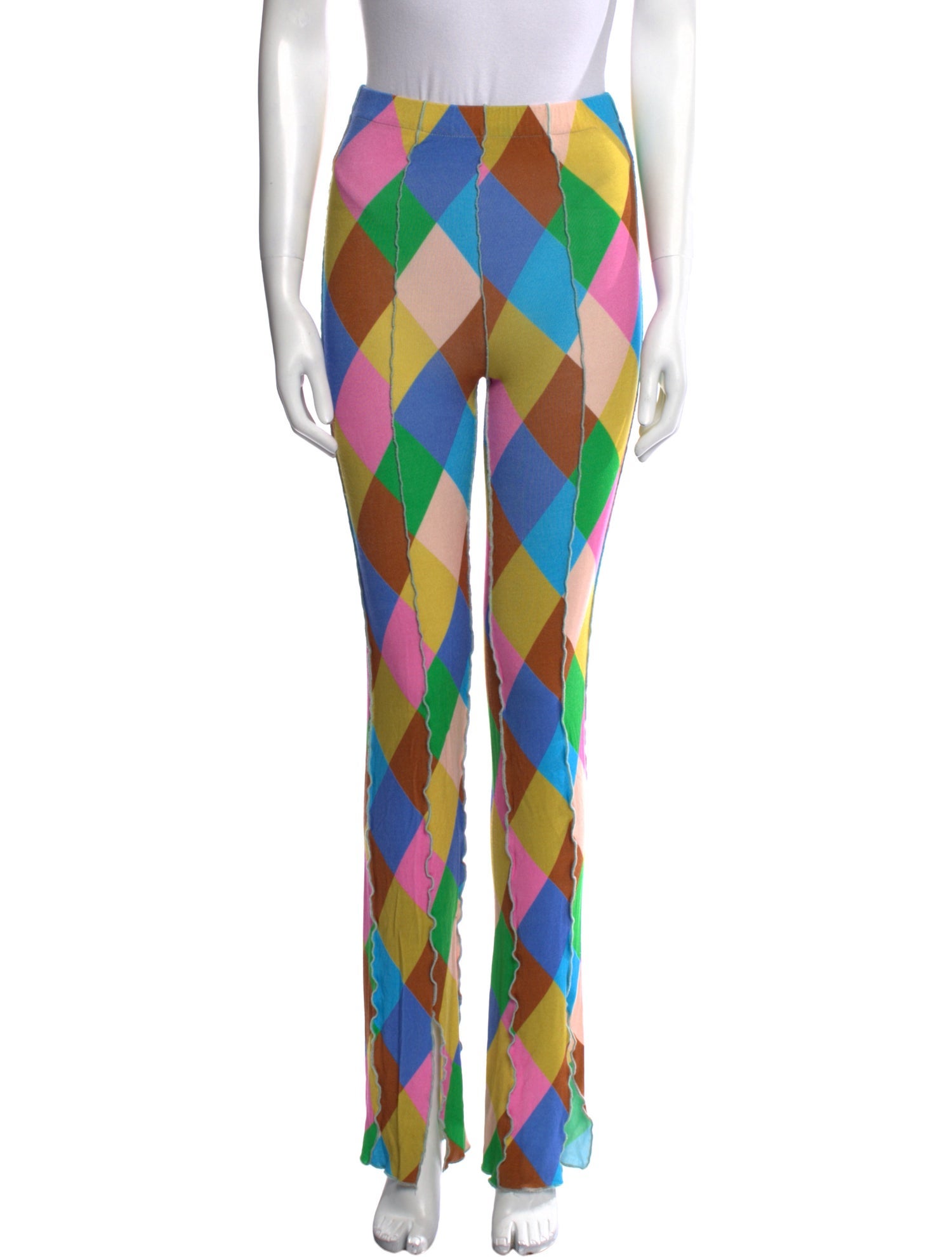 SIEDRÉS Printed Straight Leg Pants