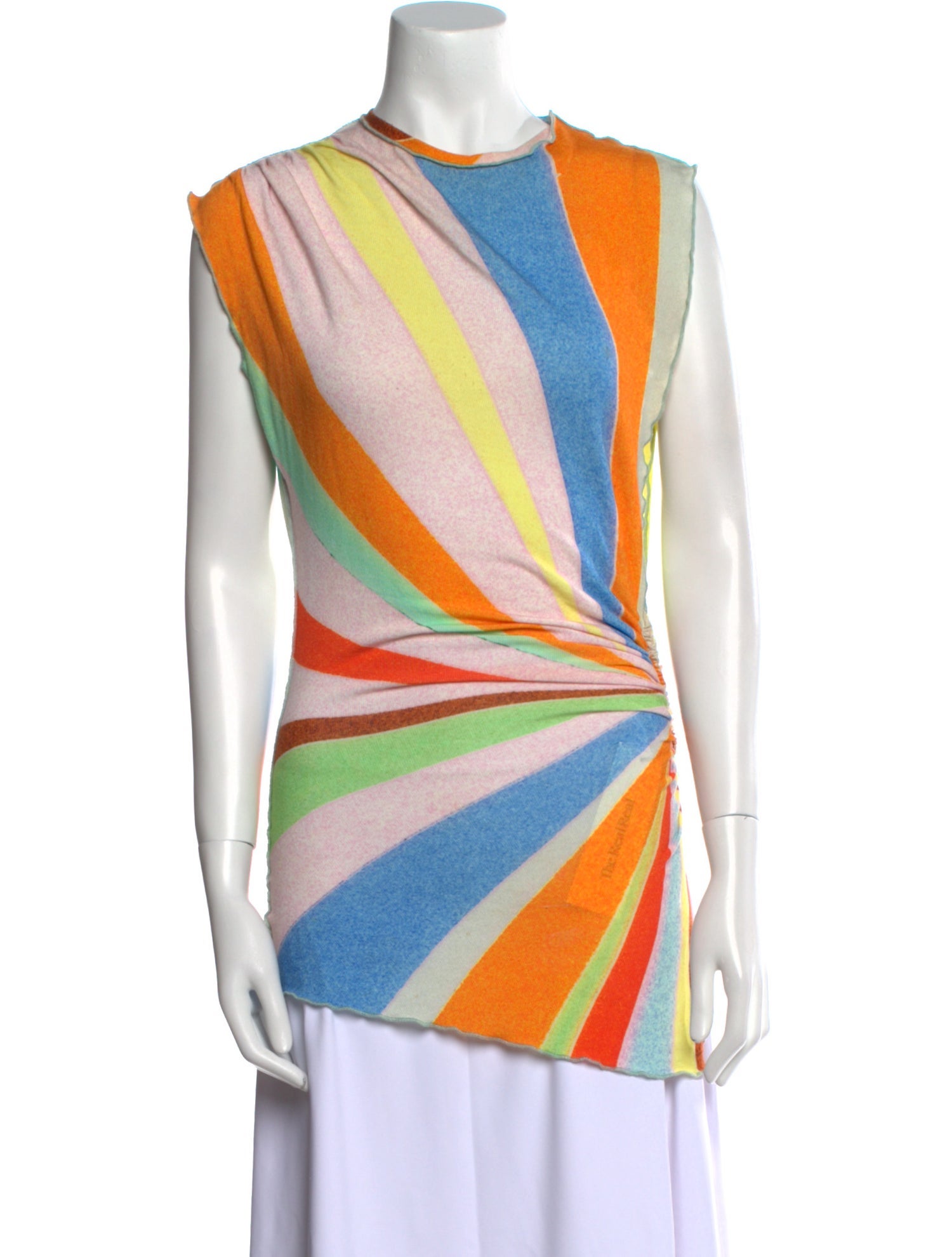 SIEDRÉS Striped Crew Neck Tunic