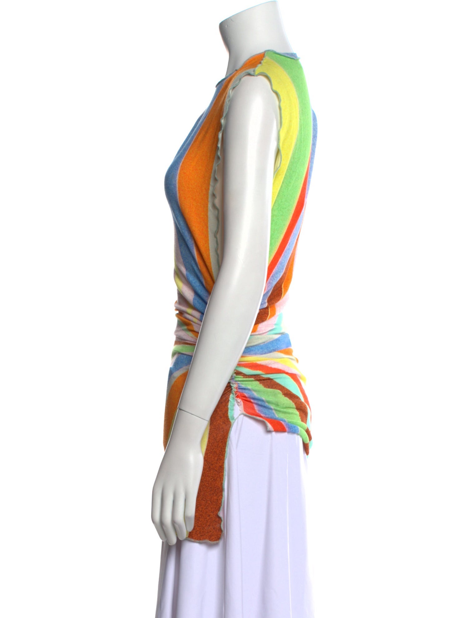 SIEDRÉS Striped Crew Neck Tunic