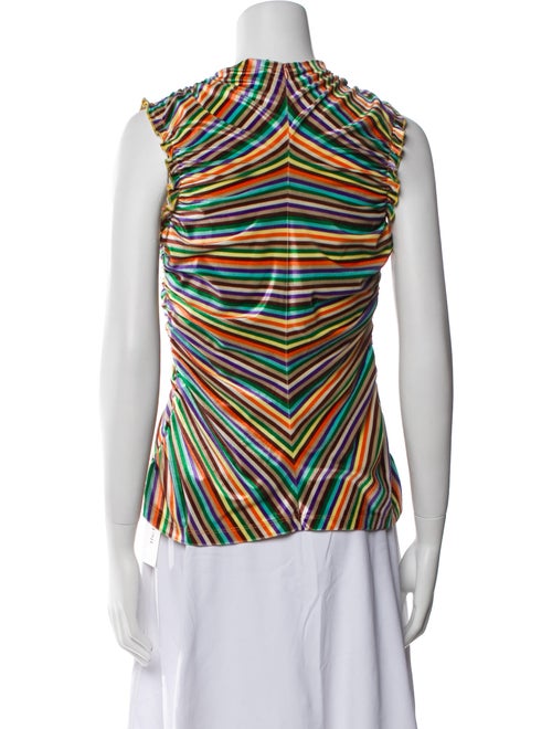 SIEDRÉS Striped V-Neck Top