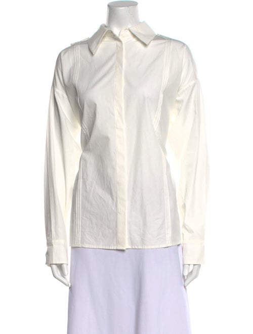 SIEDRÉS Long Sleeve Button-Up Top