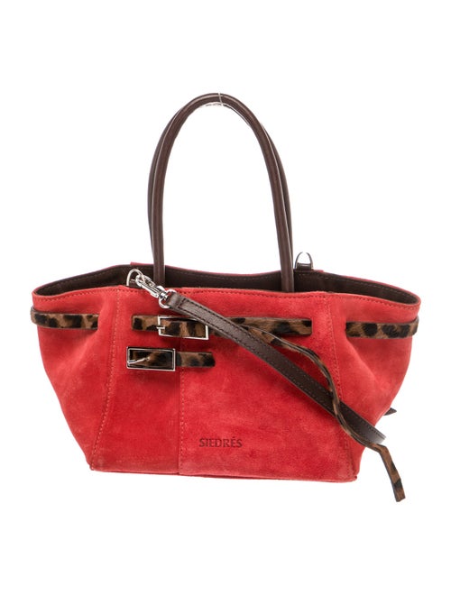 SIEDRÉS Suede Top Handle Bag