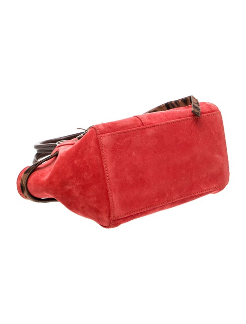 SIEDRÉS Suede Top Handle Bag