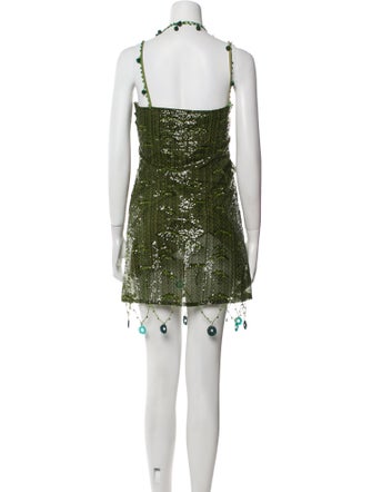 SIEDRÉS Square Neckline Mini Dress