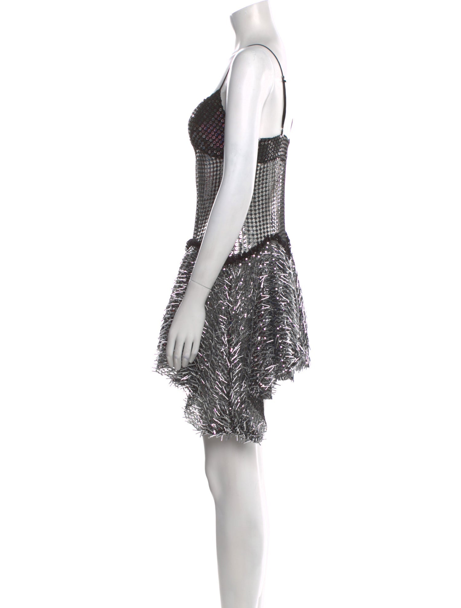 SIEDRÉS V-Neck Mini Dress