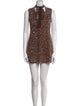 SIEDRÉS Mock Neck Mini Dress