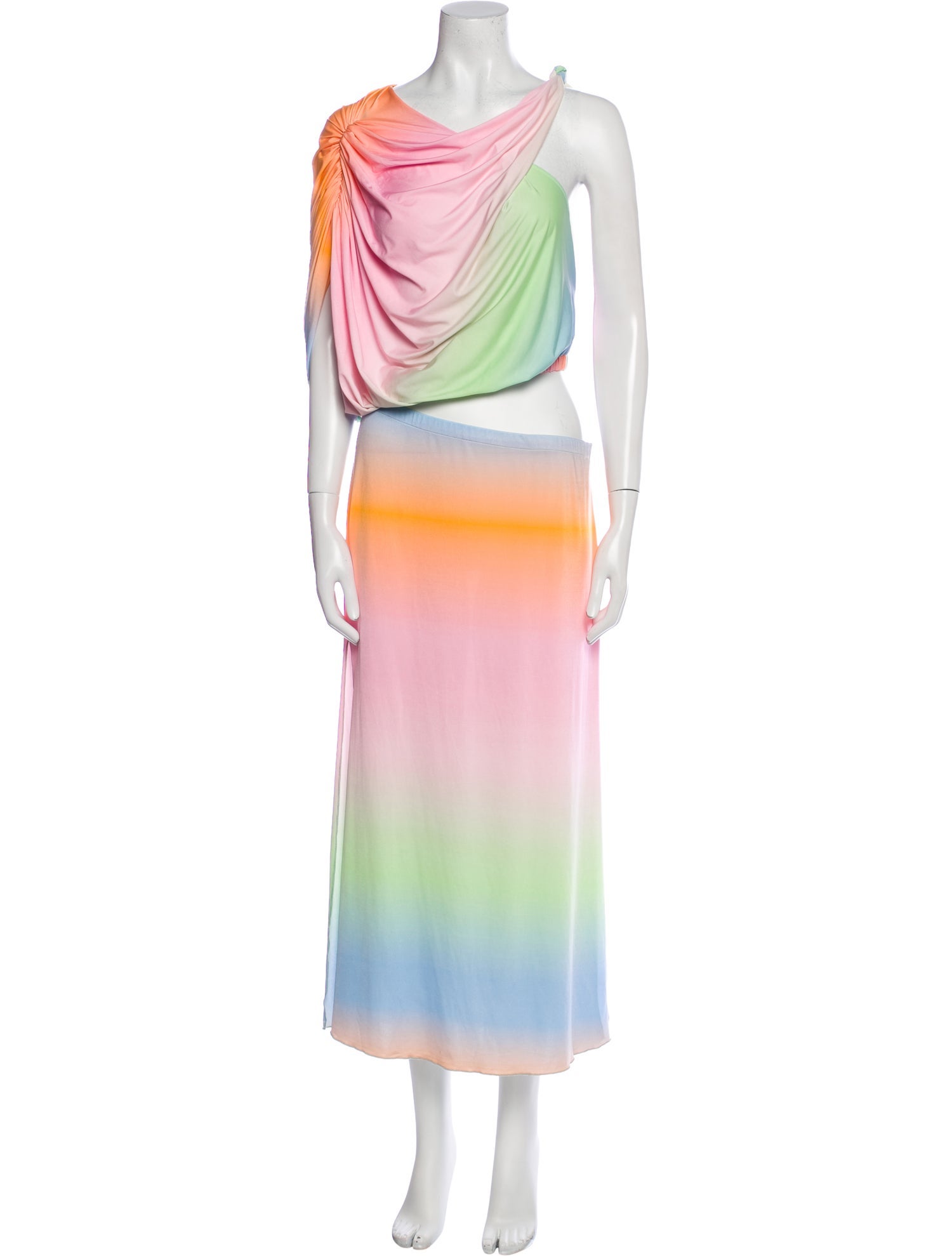 SIEDRÉS Tie-Dye Print Long Dress w/ Tags