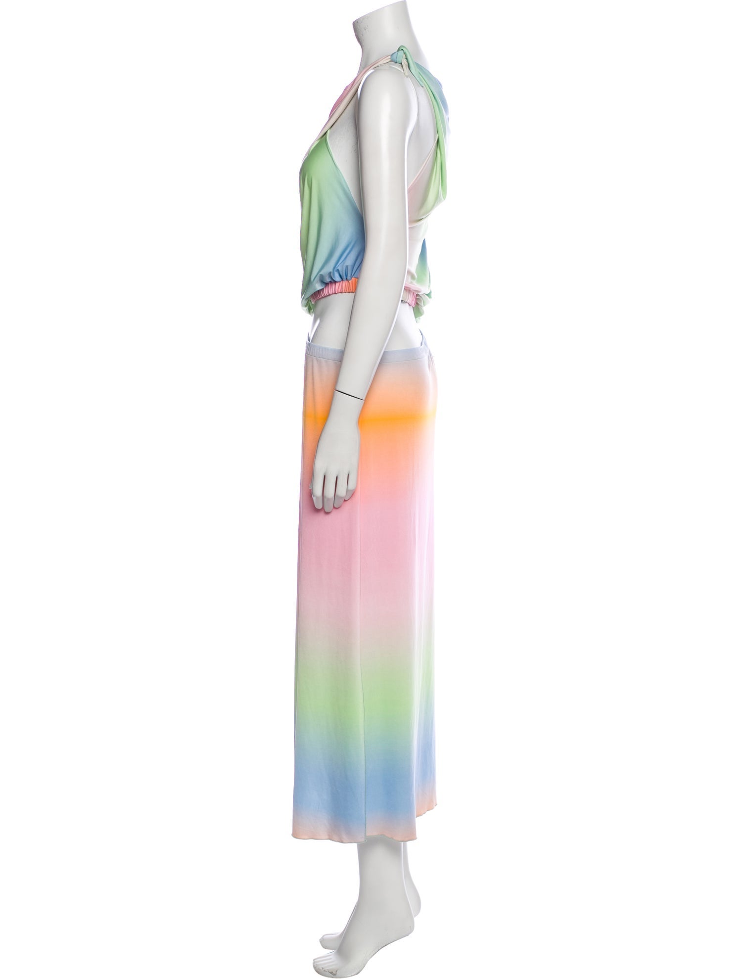SIEDRÉS Tie-Dye Print Long Dress w/ Tags