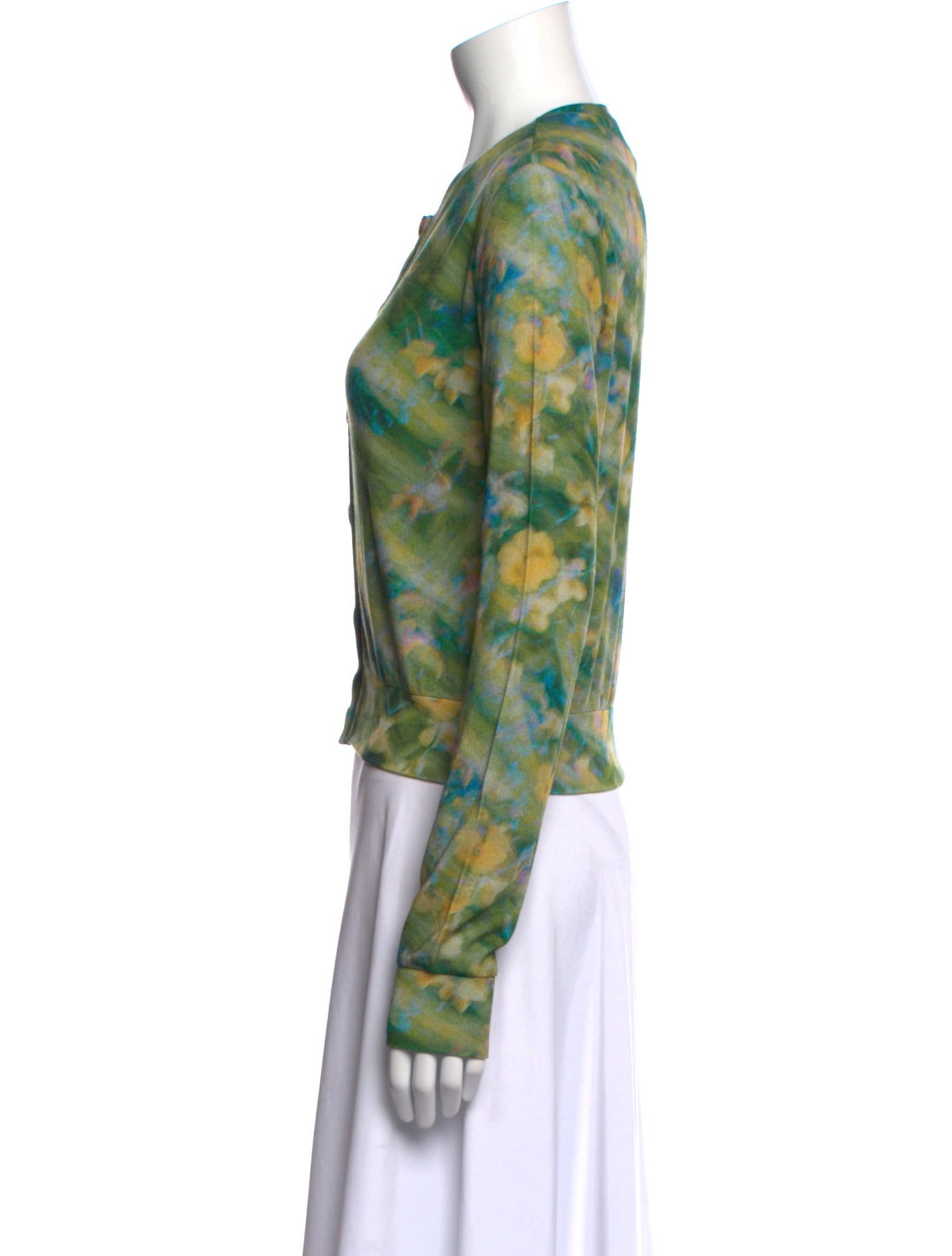 SIEDRÉS Floral Print Crew Neck Sweater