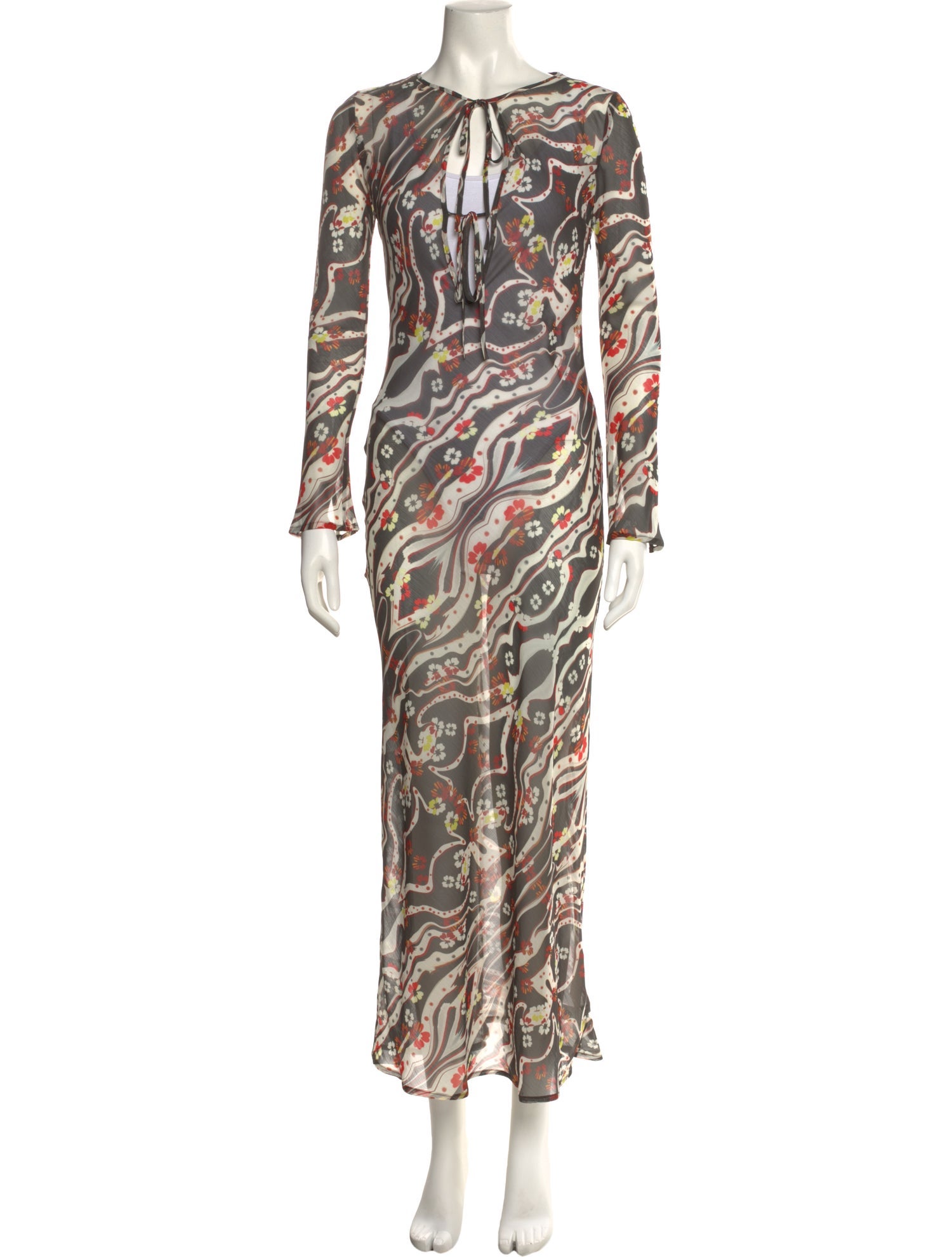 SIEDRÉS Printed Long Dress w/ Tags