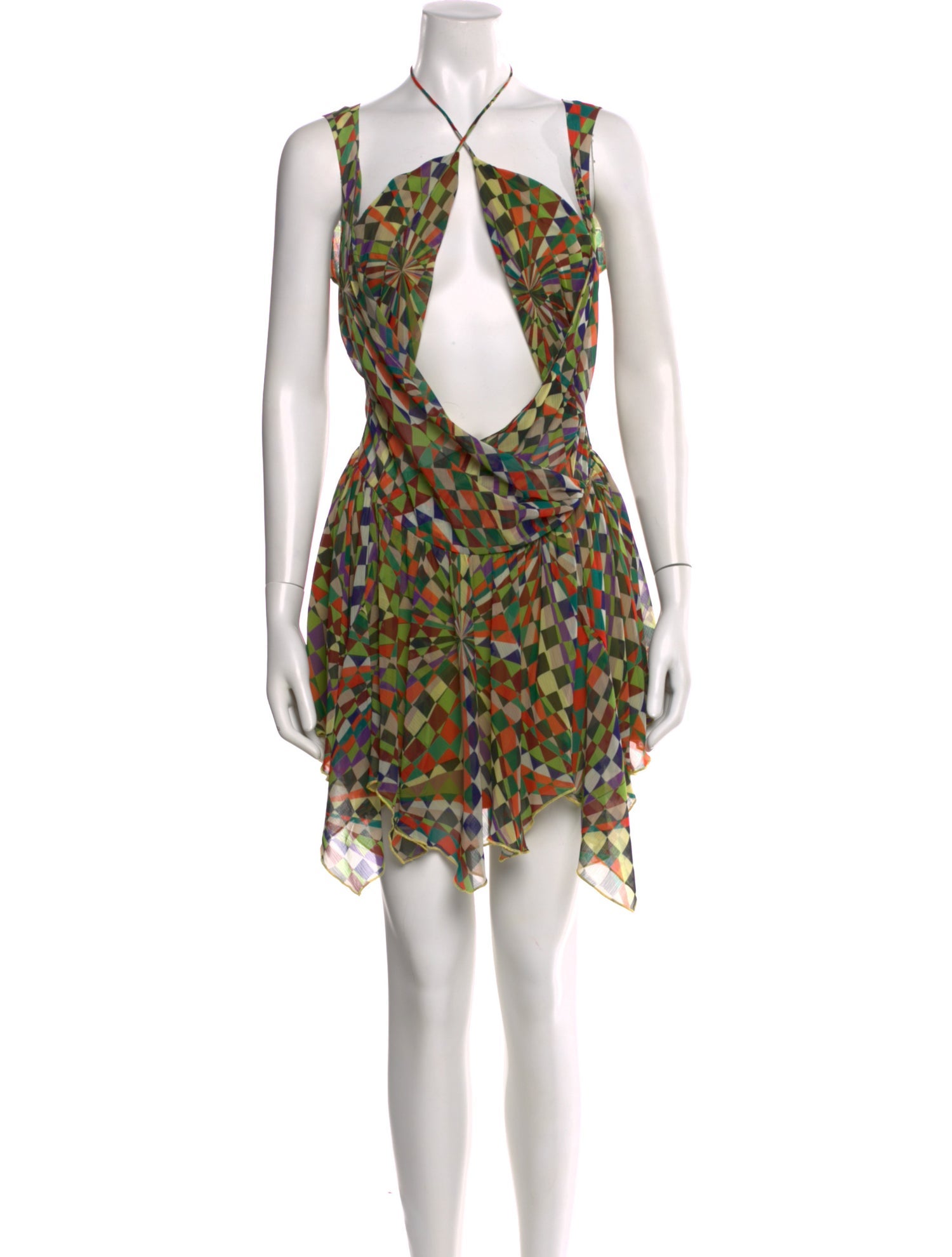 SIEDRÉS Printed Mini Dress w/ Tags