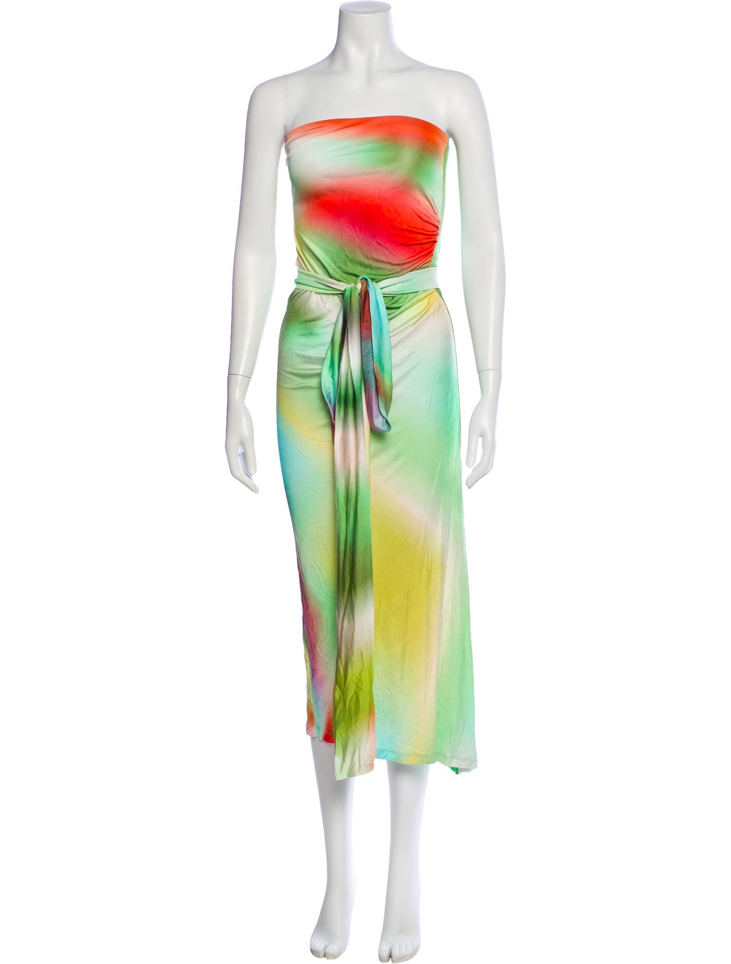 SIEDRÉS Printed Midi Length Dress