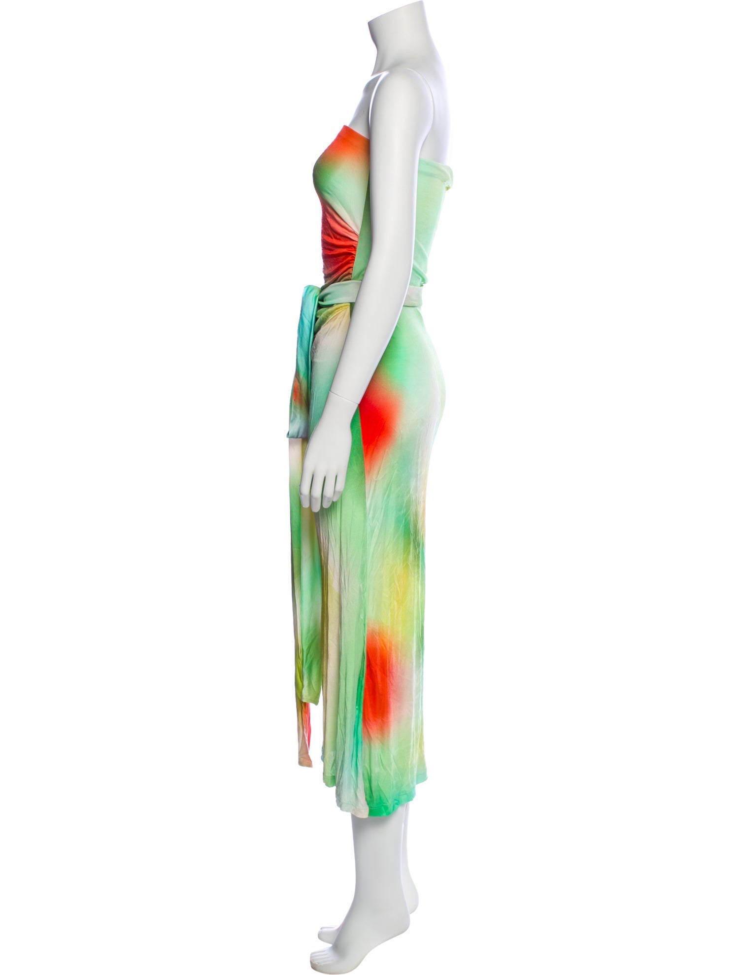 SIEDRÉS Printed Midi Length Dress