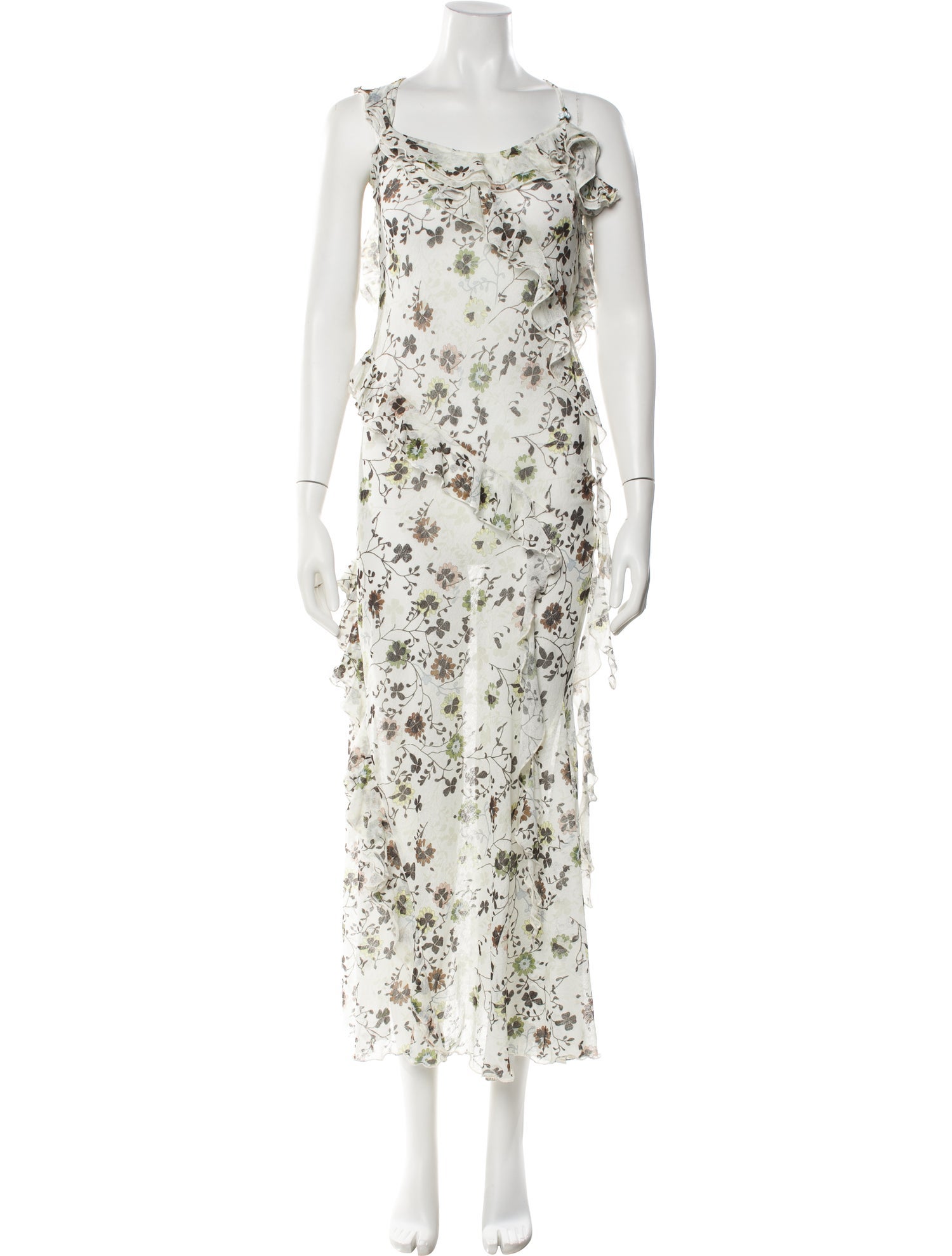 SIEDRÉS Floral Print Long Dress