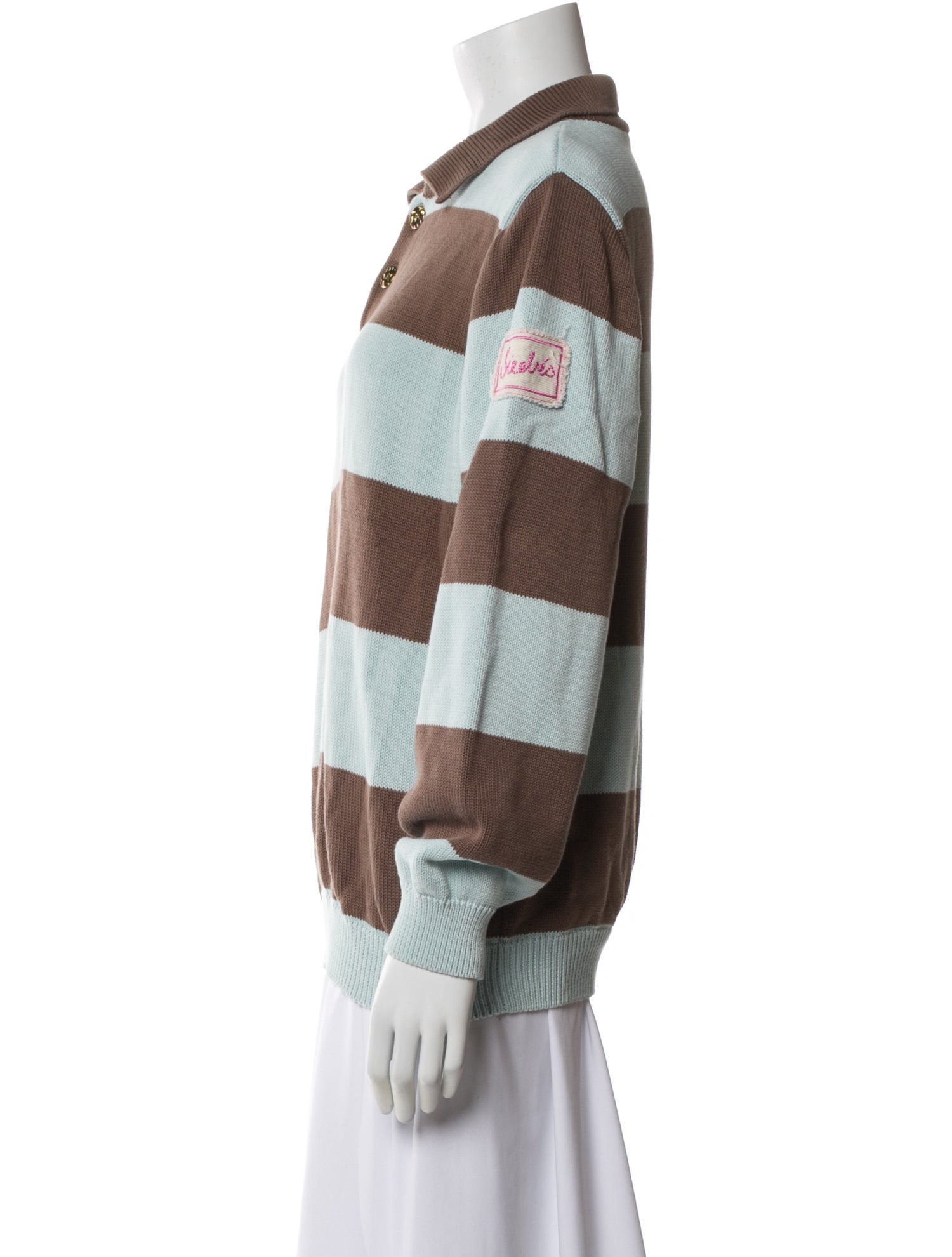 SIEDRÉS Striped Crew Neck Sweater