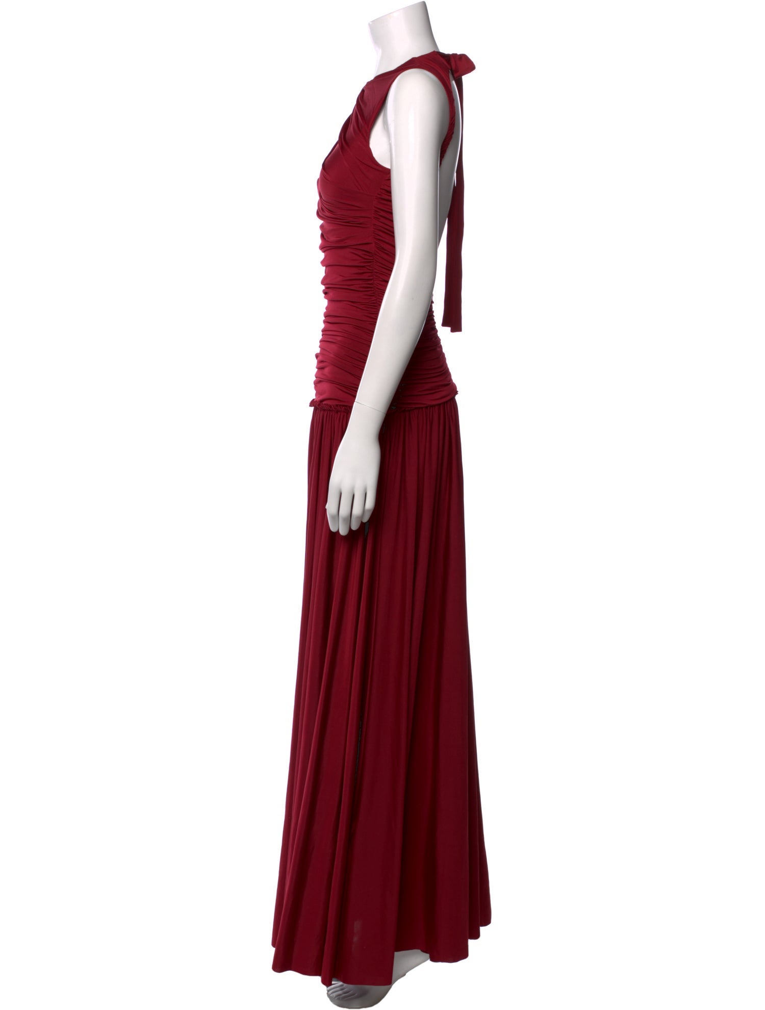 SIEDRÉS Crew Neck Long Dress