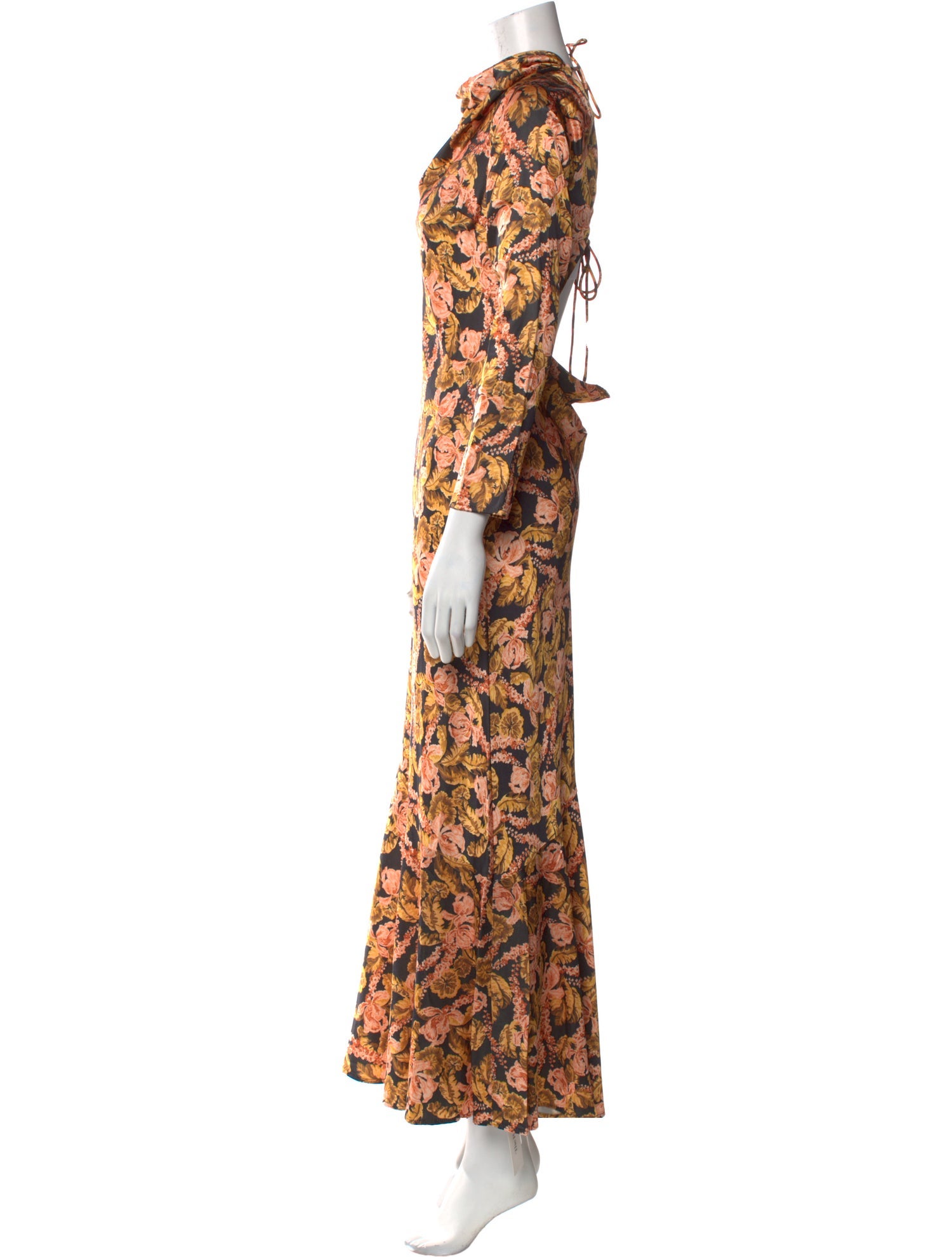 Significant Other Floral Print Long Dress w/ Tags