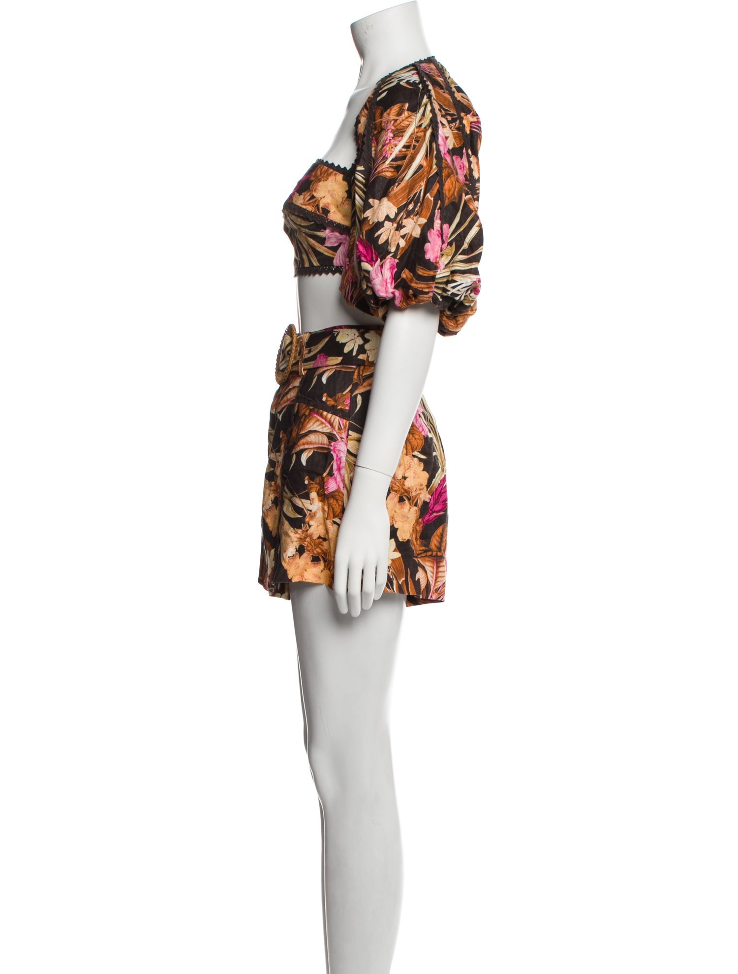 Significant Other Linen Printed Short Set w/ Tags